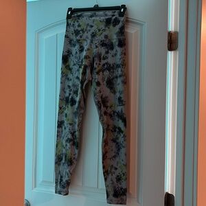 lululemon Align High-Rise Pant size 6 Radial Tie Dye Mauve Grey Multi